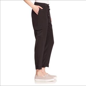 Joie Silk Cargo Yolanda Drawstring Pants size Xs
